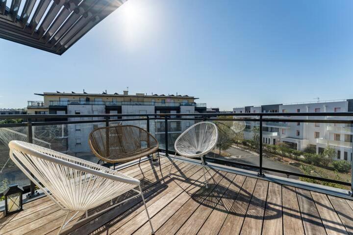 Bordeaux Merignac Appartement 2 Pieces - 2 Terrasses ภายนอก รูปภาพ